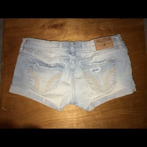 Light Wash Hollister Jean Shorts